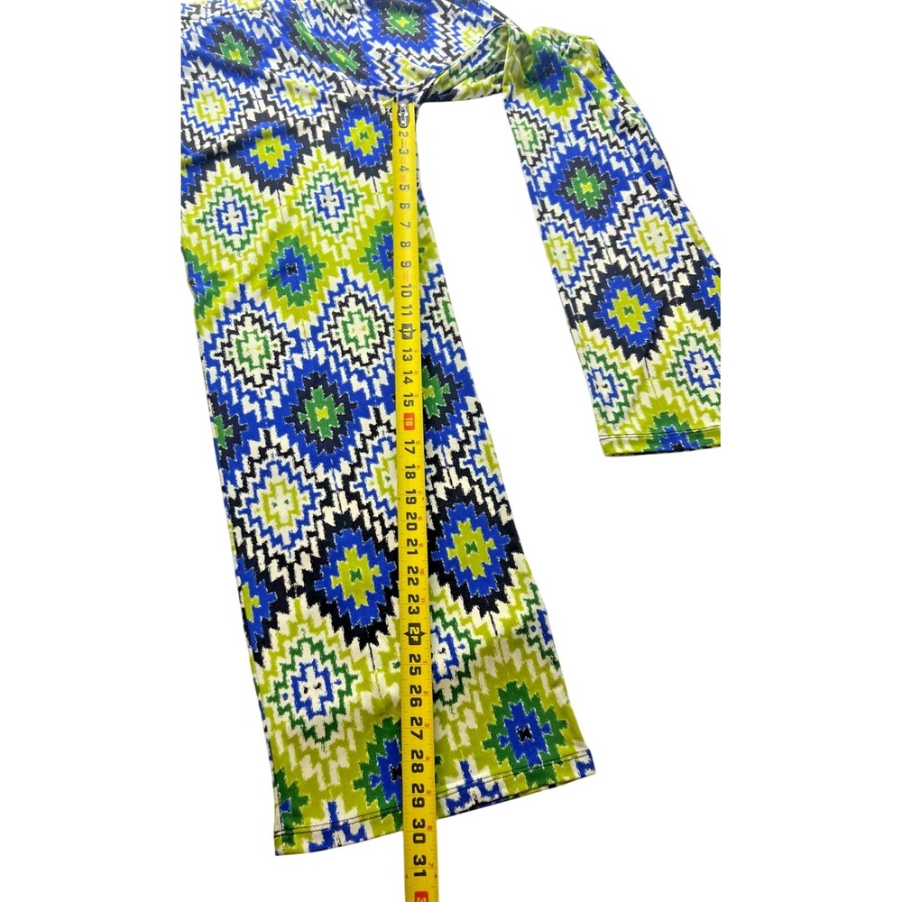 CHA CHA VENTE Womens Wide Leg Pull On Elastic Waist Pants M Hippy Psychedelic - Picture 10 of 10